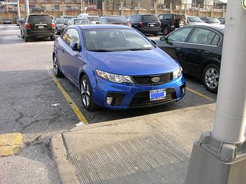 Blue Kia Koup