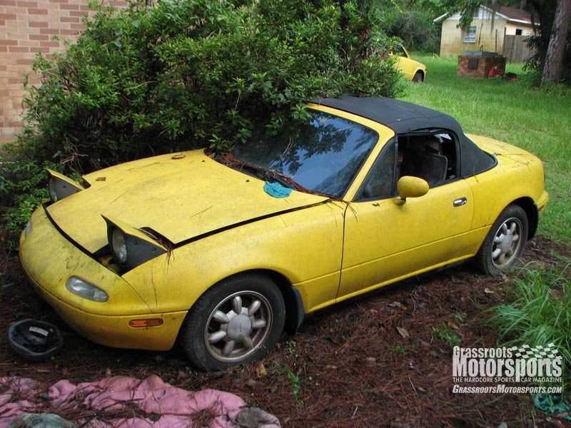 1992 Mazda Miata Sunburst Yellow Project Cars